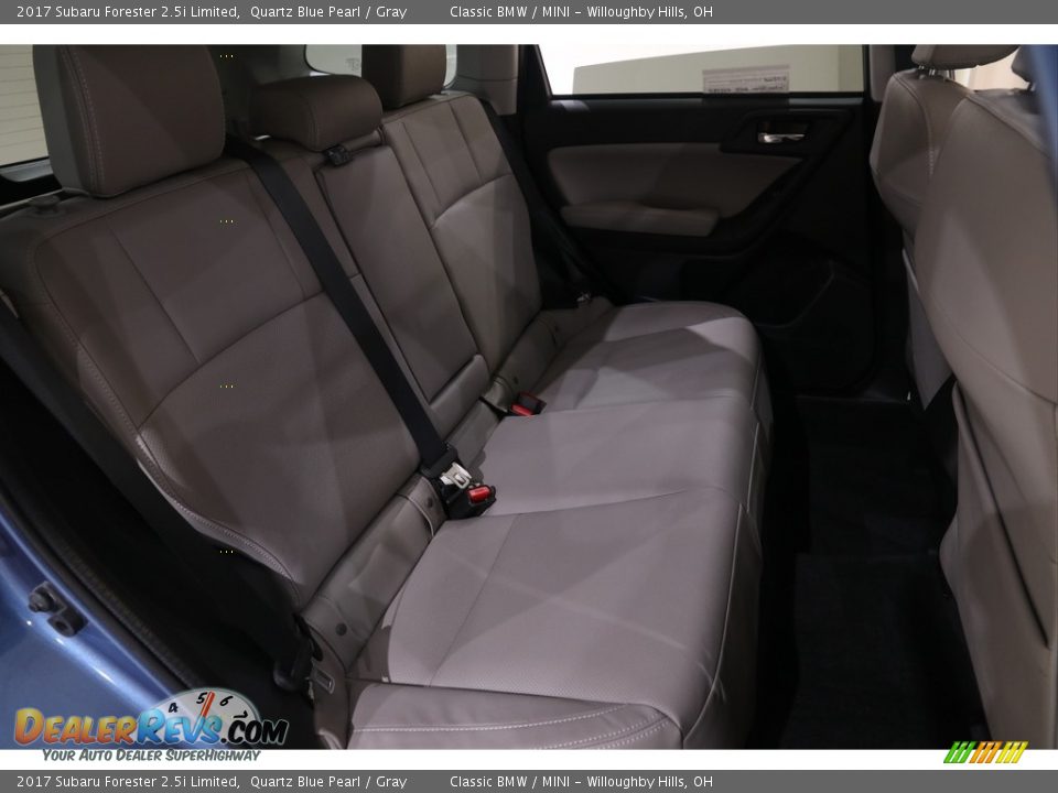 2017 Subaru Forester 2.5i Limited Quartz Blue Pearl / Gray Photo #21