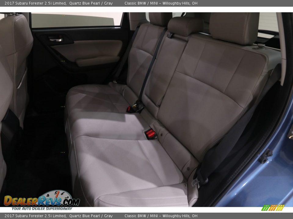 2017 Subaru Forester 2.5i Limited Quartz Blue Pearl / Gray Photo #22