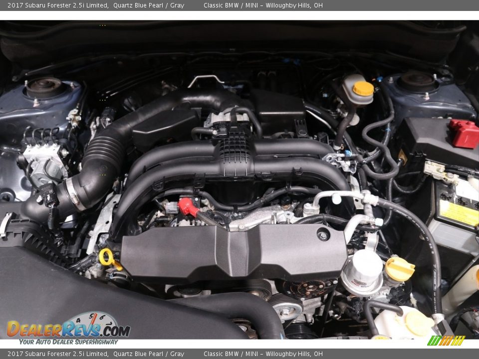 2017 Subaru Forester 2.5i Limited Quartz Blue Pearl / Gray Photo #24