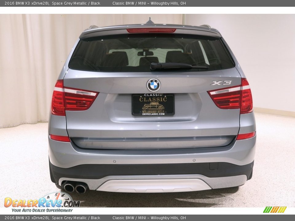 2016 BMW X3 xDrive28i Space Grey Metallic / Black Photo #20