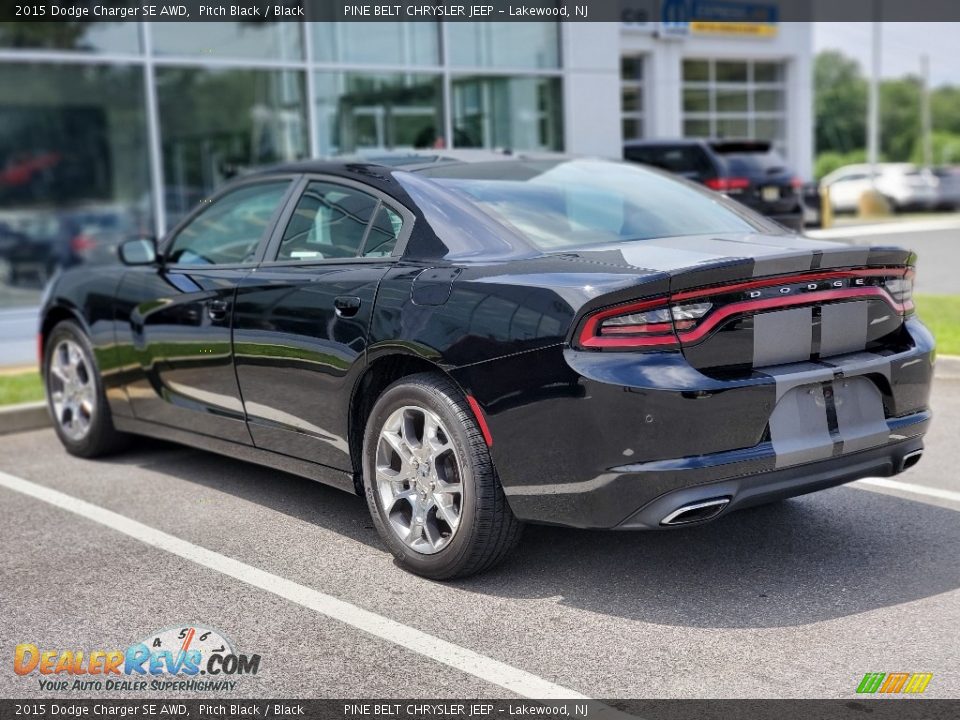 2015 Dodge Charger SE AWD Pitch Black / Black Photo #3