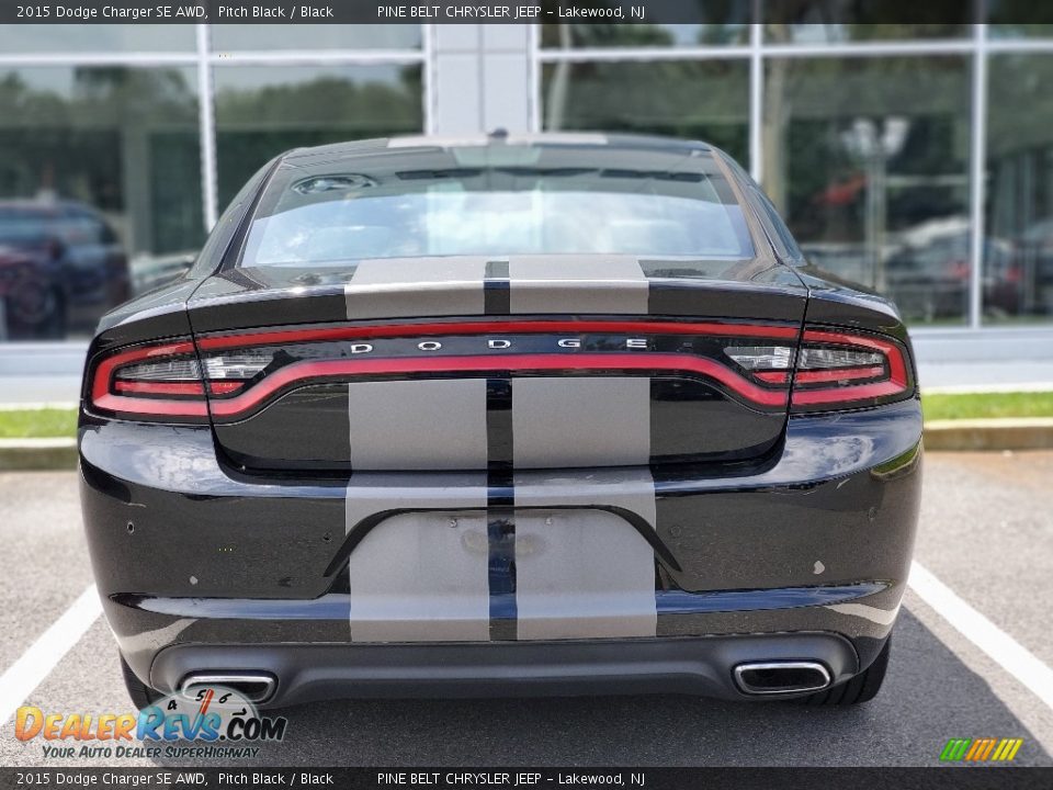 2015 Dodge Charger SE AWD Pitch Black / Black Photo #4