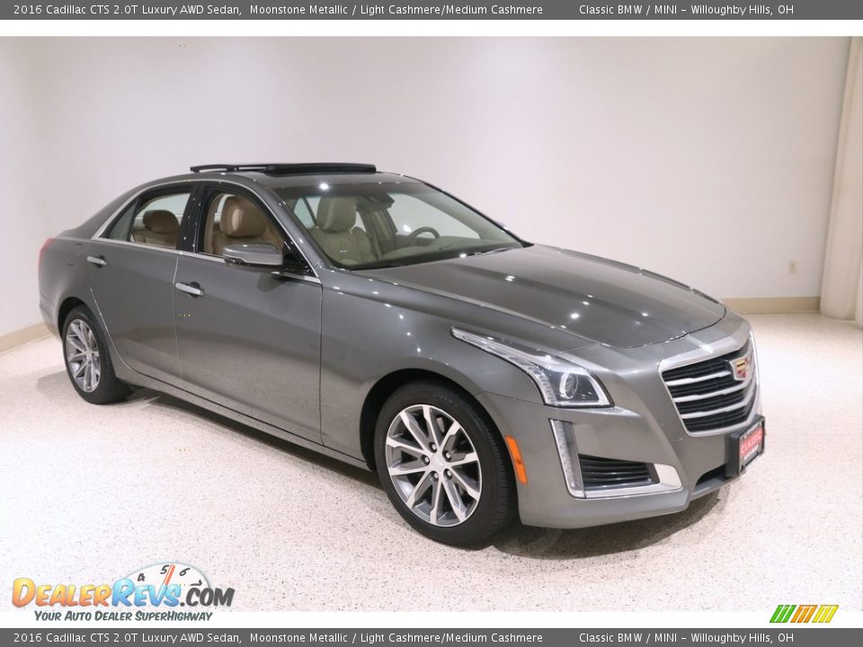 2016 Cadillac CTS 2.0T Luxury AWD Sedan Moonstone Metallic / Light Cashmere/Medium Cashmere Photo #1