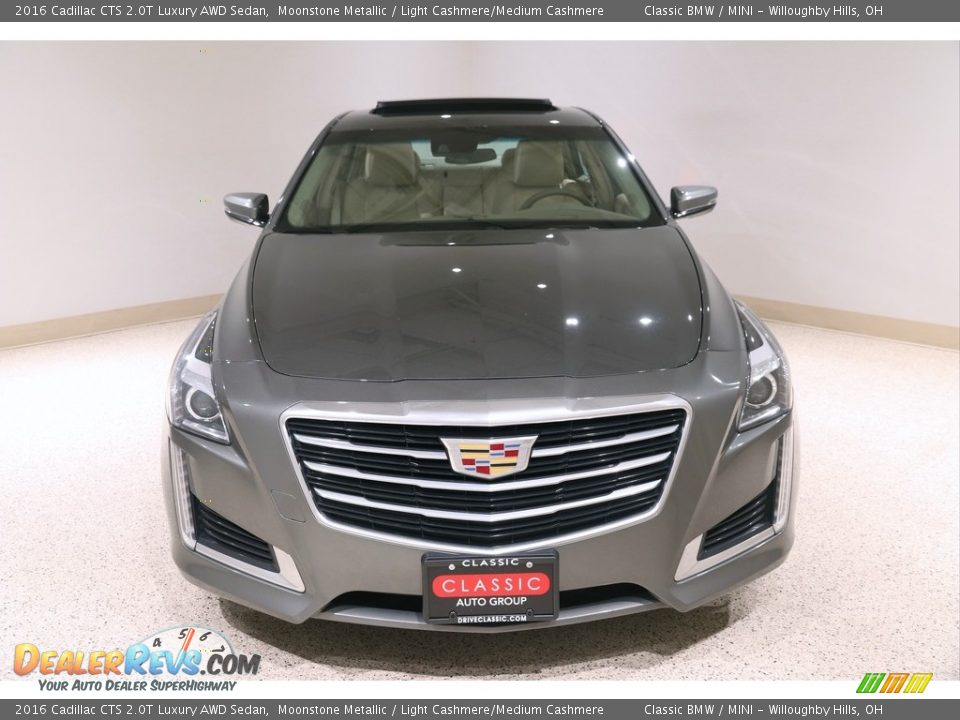 2016 Cadillac CTS 2.0T Luxury AWD Sedan Moonstone Metallic / Light Cashmere/Medium Cashmere Photo #2