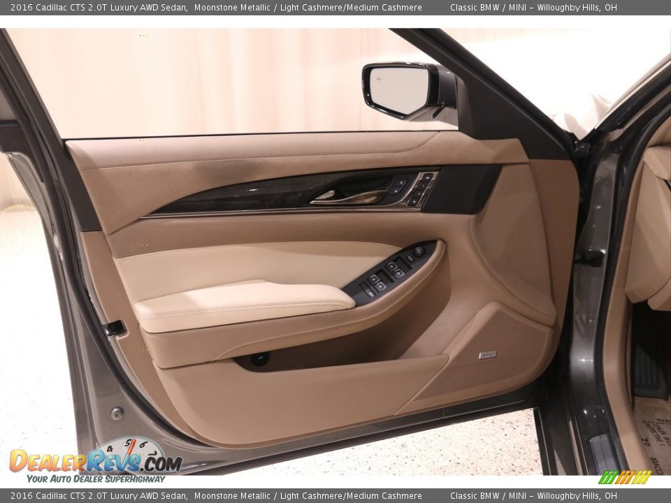2016 Cadillac CTS 2.0T Luxury AWD Sedan Moonstone Metallic / Light Cashmere/Medium Cashmere Photo #4