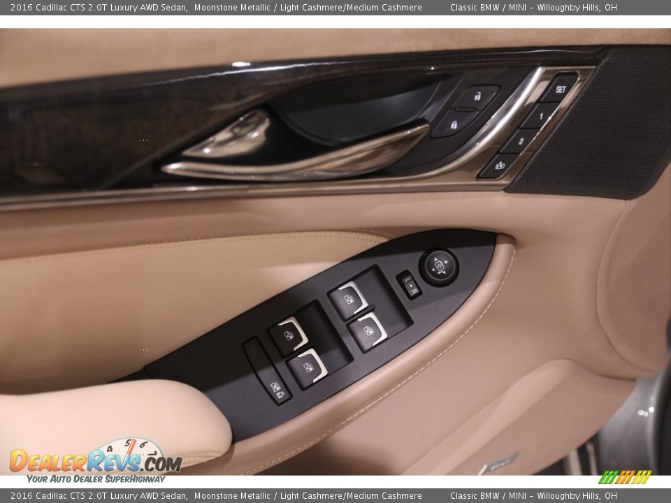 2016 Cadillac CTS 2.0T Luxury AWD Sedan Moonstone Metallic / Light Cashmere/Medium Cashmere Photo #5