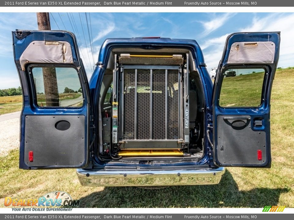 2011 Ford E Series Van E350 XL Extended Passenger Dark Blue Pearl Metallic / Medium Flint Photo #2