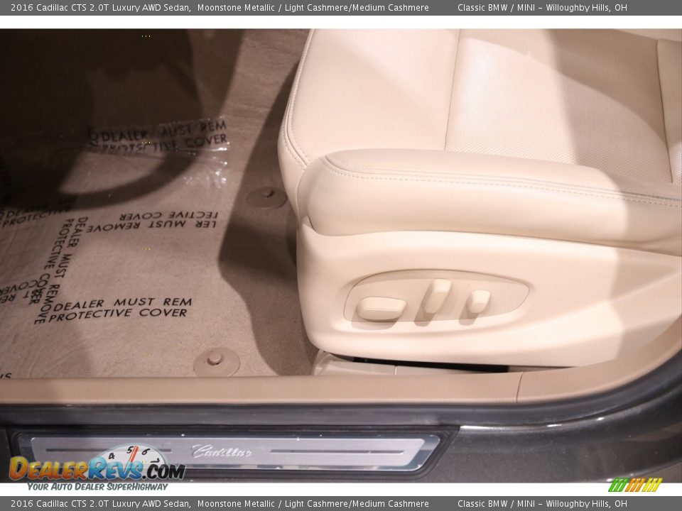 2016 Cadillac CTS 2.0T Luxury AWD Sedan Moonstone Metallic / Light Cashmere/Medium Cashmere Photo #6