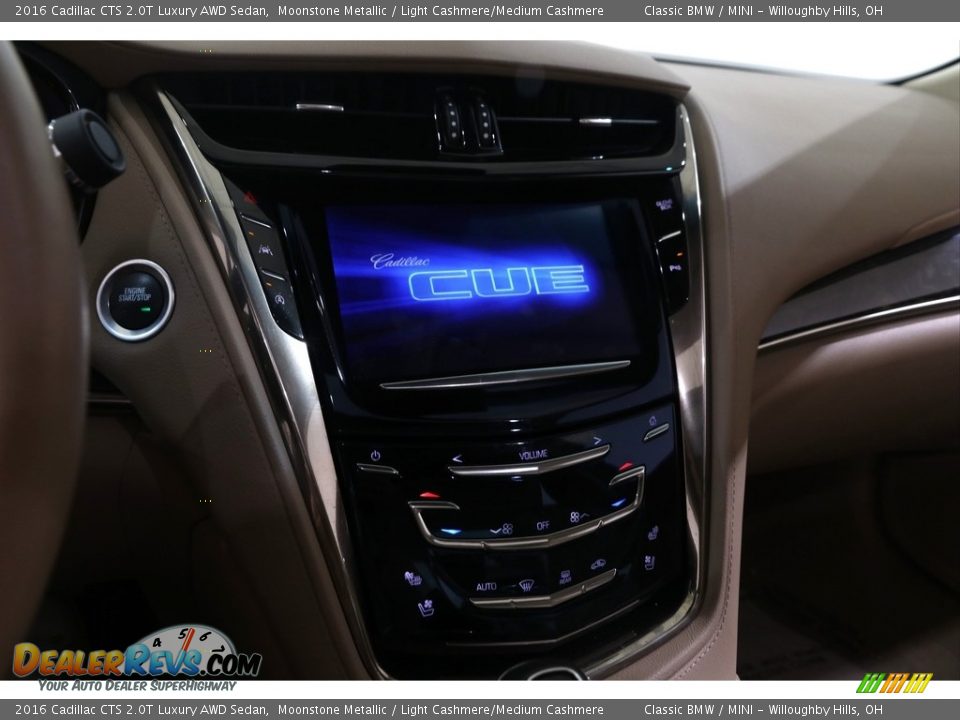 2016 Cadillac CTS 2.0T Luxury AWD Sedan Moonstone Metallic / Light Cashmere/Medium Cashmere Photo #13