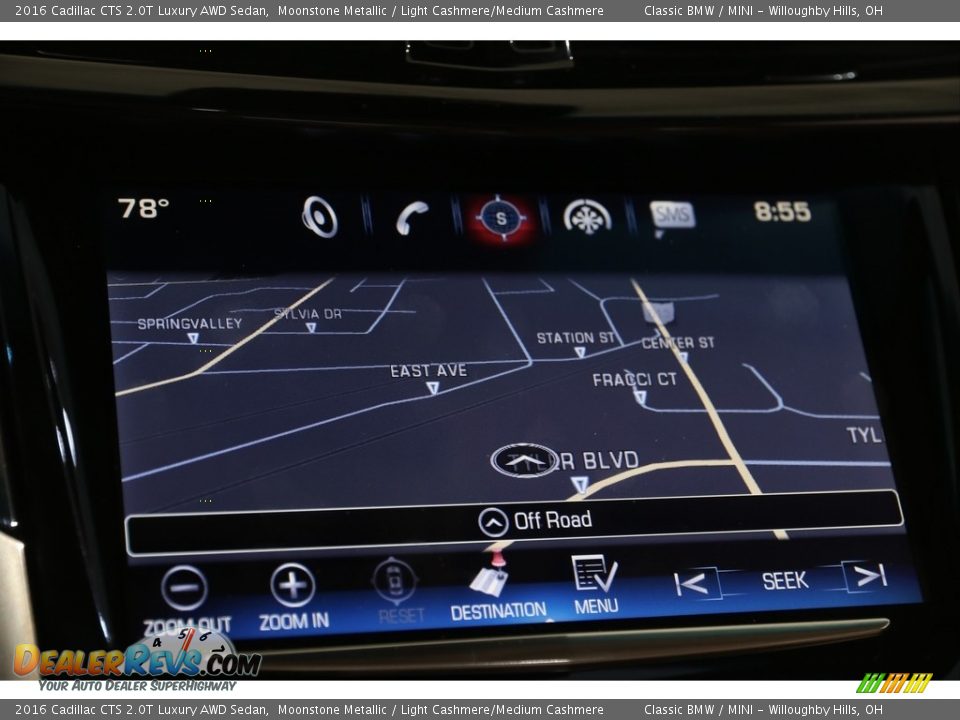 2016 Cadillac CTS 2.0T Luxury AWD Sedan Moonstone Metallic / Light Cashmere/Medium Cashmere Photo #18