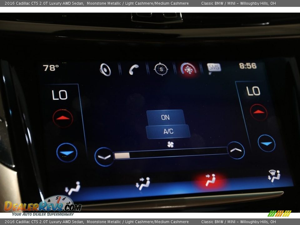 2016 Cadillac CTS 2.0T Luxury AWD Sedan Moonstone Metallic / Light Cashmere/Medium Cashmere Photo #20