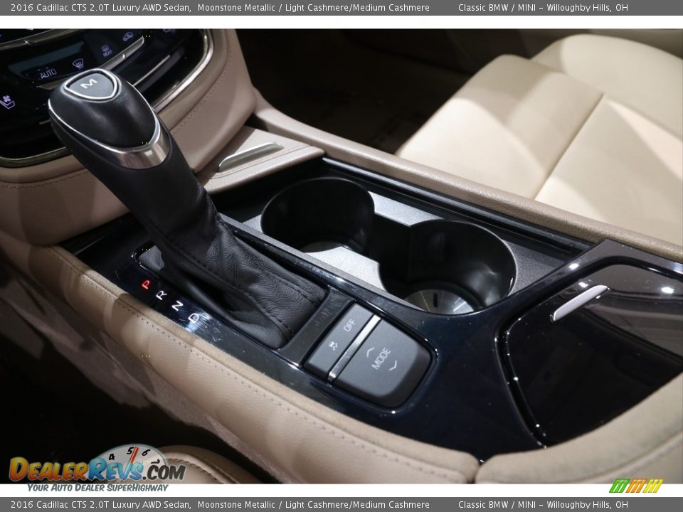 2016 Cadillac CTS 2.0T Luxury AWD Sedan Moonstone Metallic / Light Cashmere/Medium Cashmere Photo #22