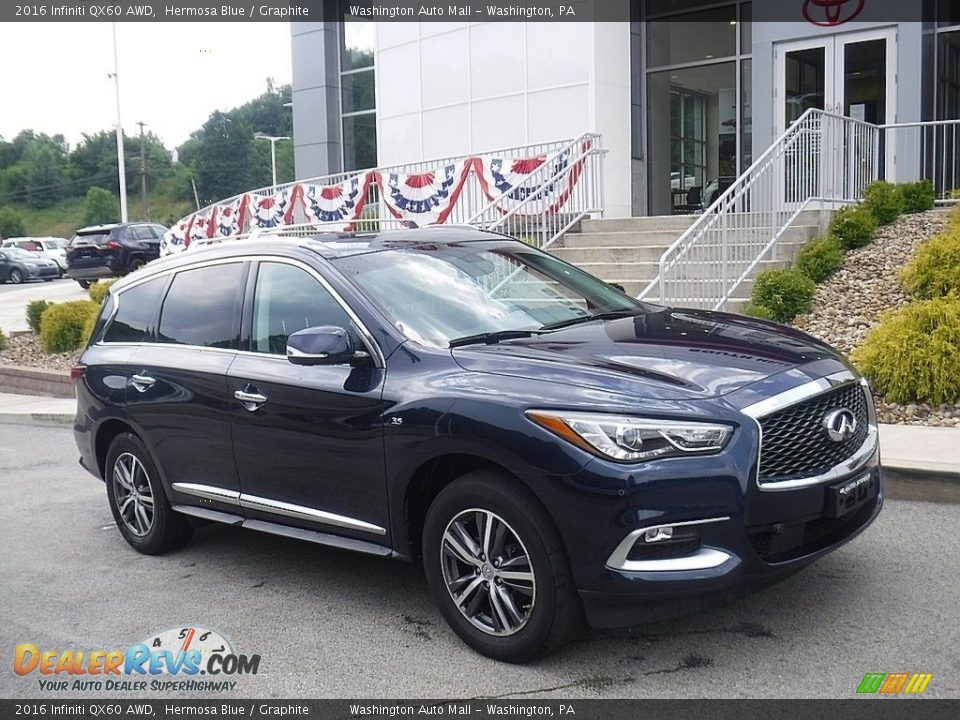 Front 3/4 View of 2016 Infiniti QX60 AWD Photo #1