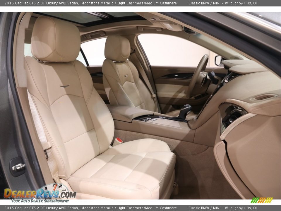2016 Cadillac CTS 2.0T Luxury AWD Sedan Moonstone Metallic / Light Cashmere/Medium Cashmere Photo #23