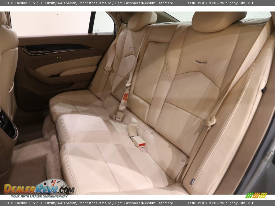 2016 Cadillac CTS 2.0T Luxury AWD Sedan Moonstone Metallic / Light Cashmere/Medium Cashmere Photo #25
