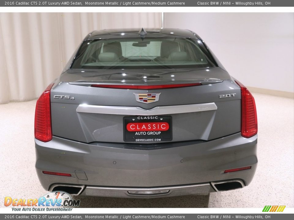 2016 Cadillac CTS 2.0T Luxury AWD Sedan Moonstone Metallic / Light Cashmere/Medium Cashmere Photo #27