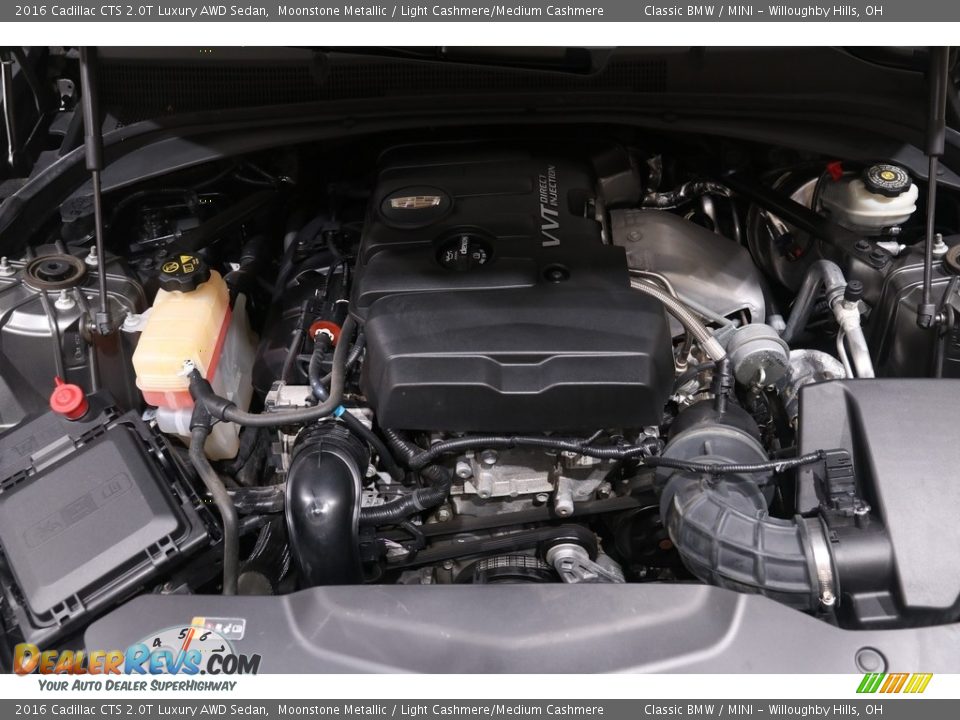 2016 Cadillac CTS 2.0T Luxury AWD Sedan Moonstone Metallic / Light Cashmere/Medium Cashmere Photo #28