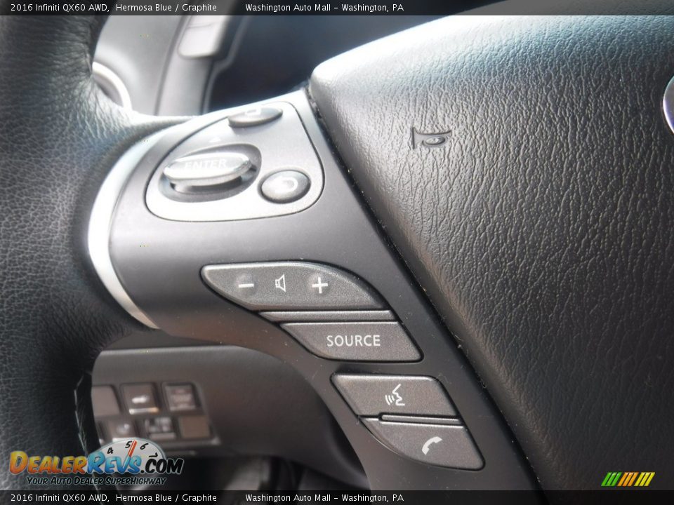 2016 Infiniti QX60 AWD Steering Wheel Photo #7