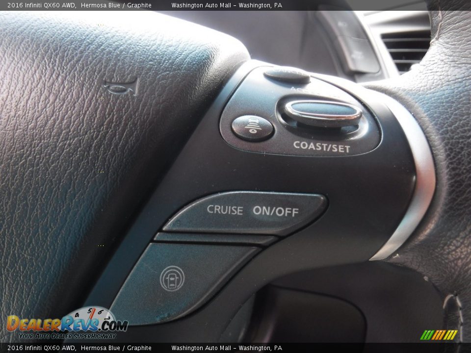 2016 Infiniti QX60 AWD Steering Wheel Photo #8