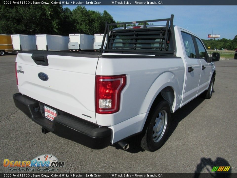 2016 Ford F150 XL SuperCrew Oxford White / Medium Earth Gray Photo #5