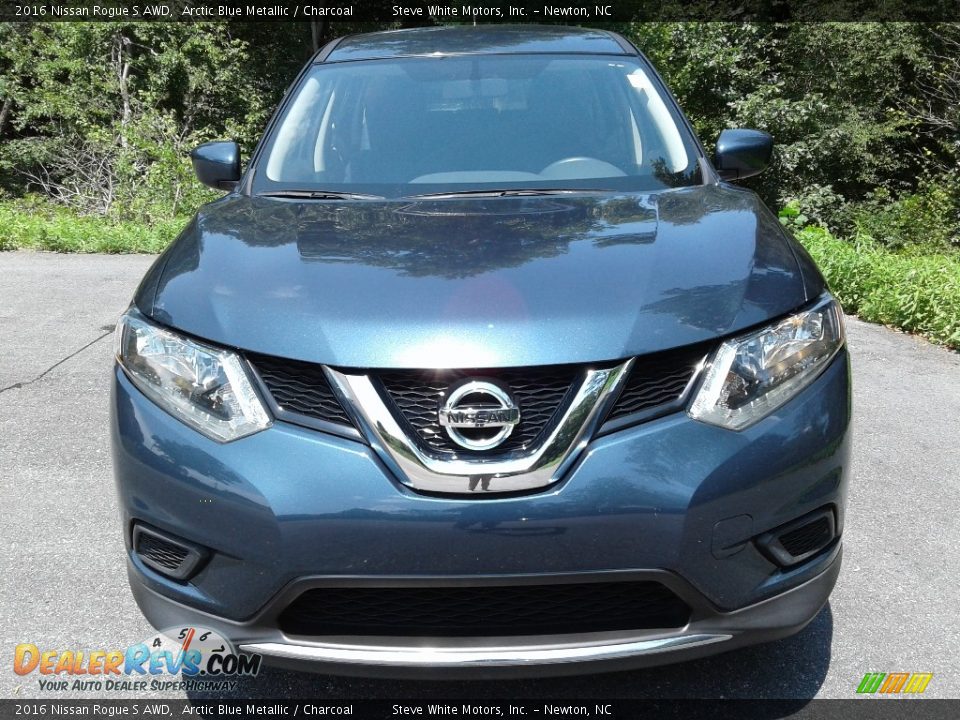 2016 Nissan Rogue S AWD Arctic Blue Metallic / Charcoal Photo #5