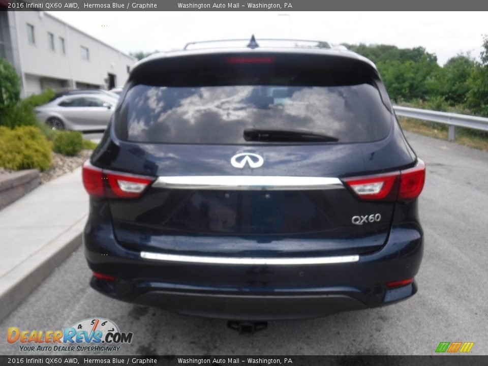 2016 Infiniti QX60 AWD Hermosa Blue / Graphite Photo #14