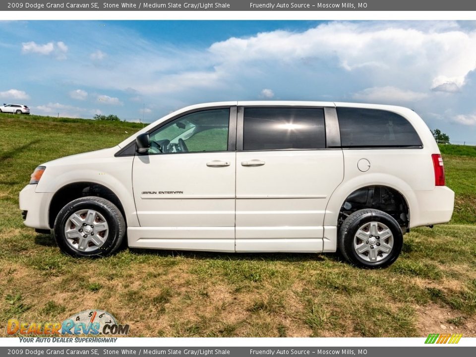 2009 Dodge Grand Caravan SE Stone White / Medium Slate Gray/Light Shale Photo #11