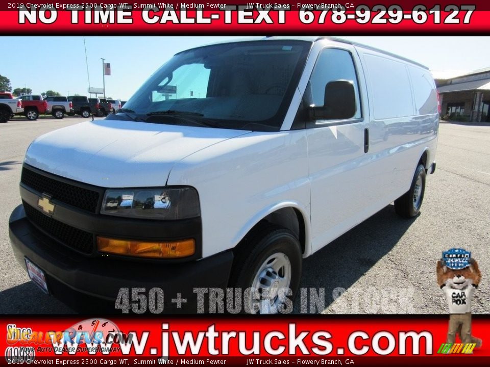 2019 Chevrolet Express 2500 Cargo WT Summit White / Medium Pewter Photo #1