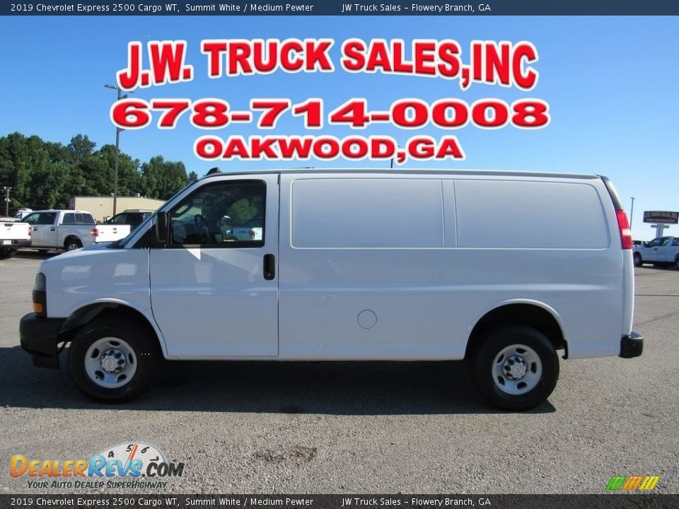 2019 Chevrolet Express 2500 Cargo WT Summit White / Medium Pewter Photo #2