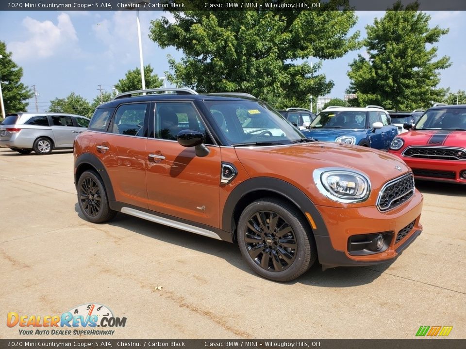 2020 Mini Countryman Cooper S All4 Chestnut / Carbon Black Photo #1