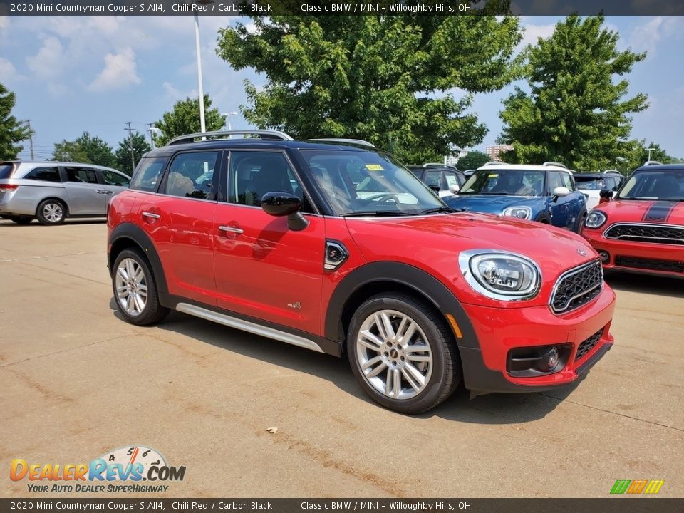 2020 Mini Countryman Cooper S All4 Chili Red / Carbon Black Photo #1