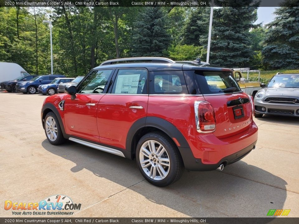 2020 Mini Countryman Cooper S All4 Chili Red / Carbon Black Photo #2
