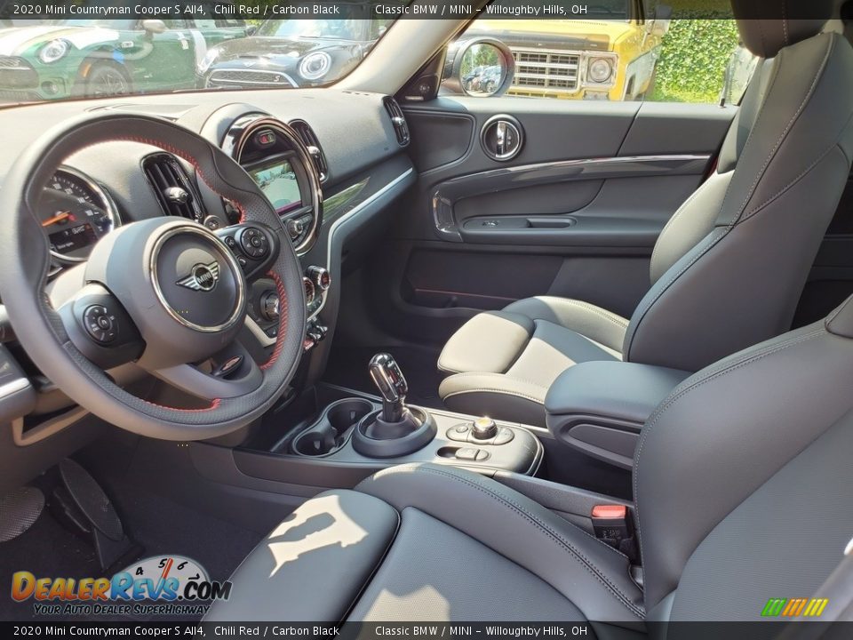 2020 Mini Countryman Cooper S All4 Chili Red / Carbon Black Photo #3