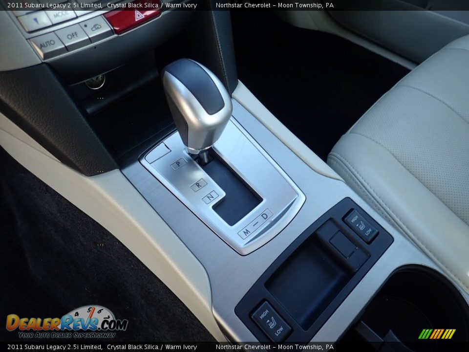 2011 Subaru Legacy 2.5i Limited Crystal Black Silica / Warm Ivory Photo #26