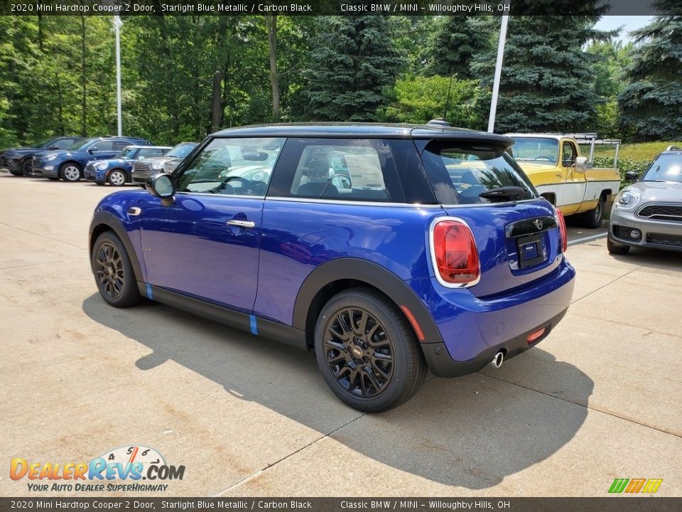 2020 Mini Hardtop Cooper 2 Door Starlight Blue Metallic / Carbon Black Photo #2
