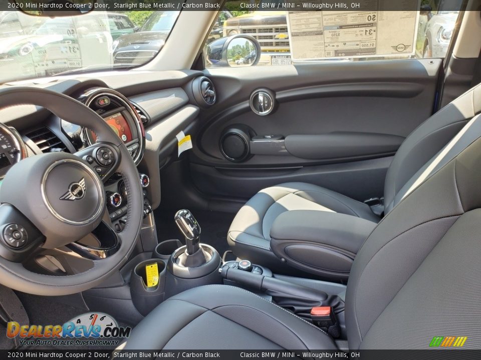 2020 Mini Hardtop Cooper 2 Door Starlight Blue Metallic / Carbon Black Photo #3