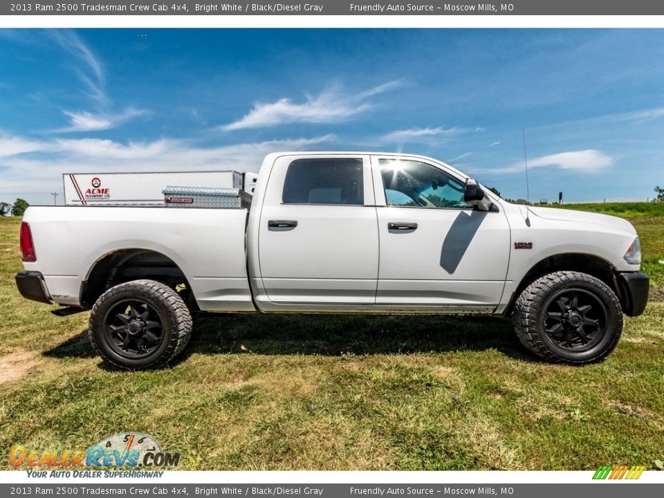 2013 Ram 2500 Tradesman Crew Cab 4x4 Bright White / Black/Diesel Gray Photo #2