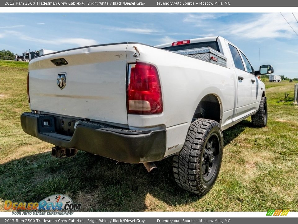 2013 Ram 2500 Tradesman Crew Cab 4x4 Bright White / Black/Diesel Gray Photo #3