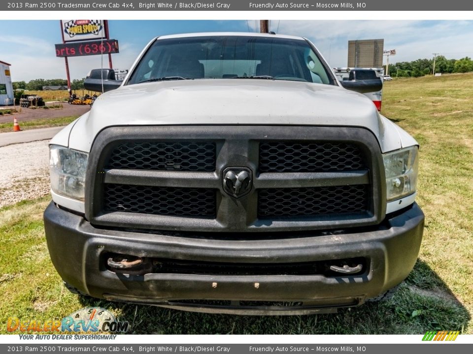2013 Ram 2500 Tradesman Crew Cab 4x4 Bright White / Black/Diesel Gray Photo #8