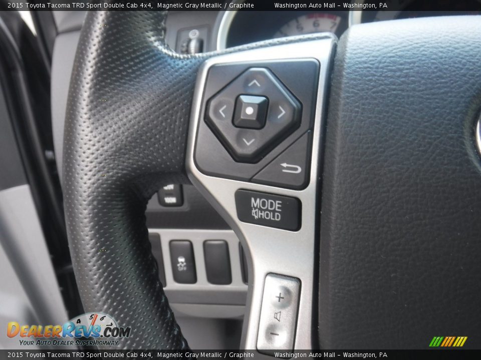2015 Toyota Tacoma TRD Sport Double Cab 4x4 Magnetic Gray Metallic / Graphite Photo #6