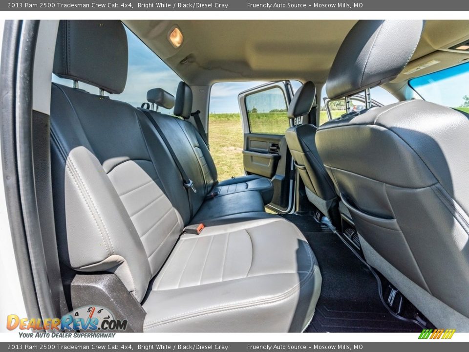 2013 Ram 2500 Tradesman Crew Cab 4x4 Bright White / Black/Diesel Gray Photo #13