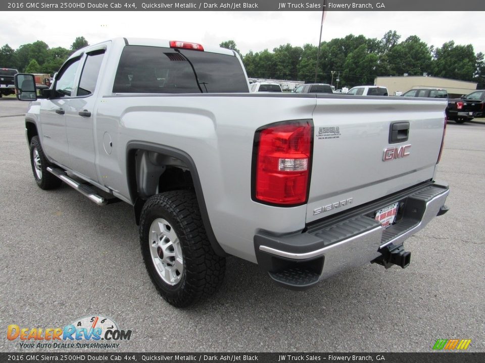 2016 GMC Sierra 2500HD Double Cab 4x4 Quicksilver Metallic / Dark Ash/Jet Black Photo #3