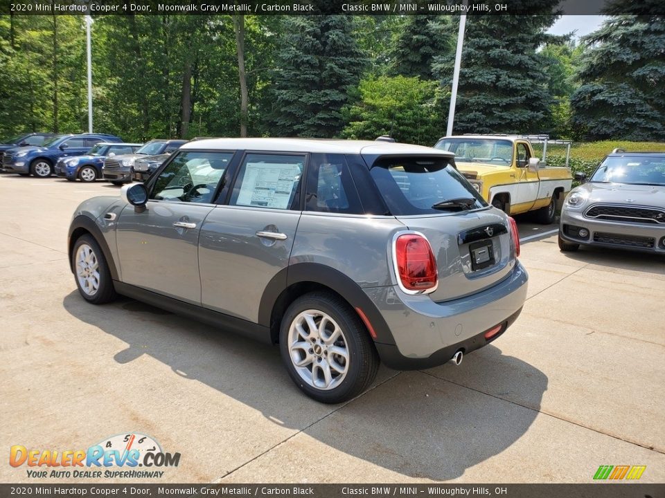 2020 Mini Hardtop Cooper 4 Door Moonwalk Gray Metallic / Carbon Black Photo #2