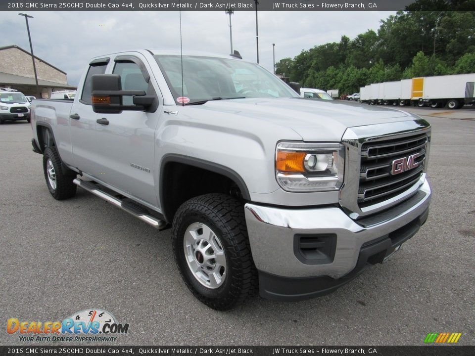 Quicksilver Metallic 2016 GMC Sierra 2500HD Double Cab 4x4 Photo #7