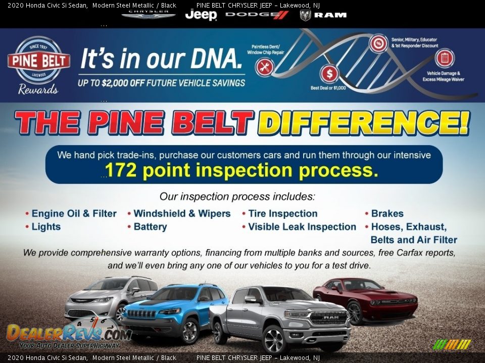 Dealer Info of 2020 Honda Civic Si Sedan Photo #8