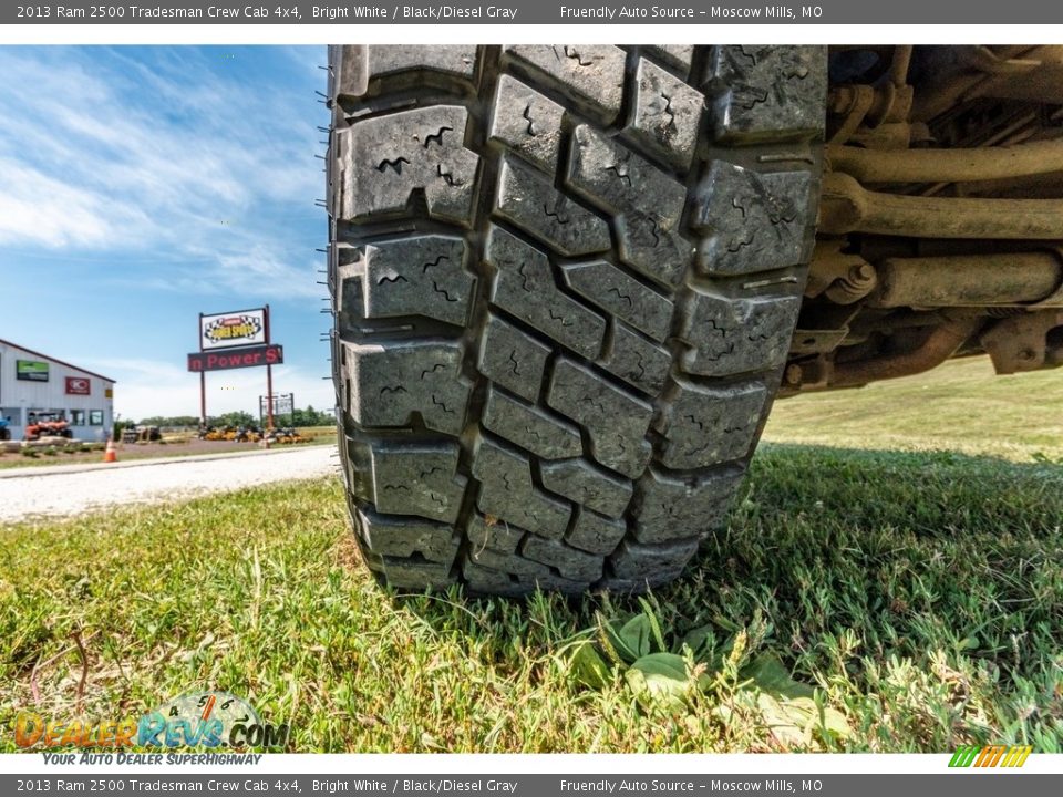 2013 Ram 2500 Tradesman Crew Cab 4x4 Bright White / Black/Diesel Gray Photo #20