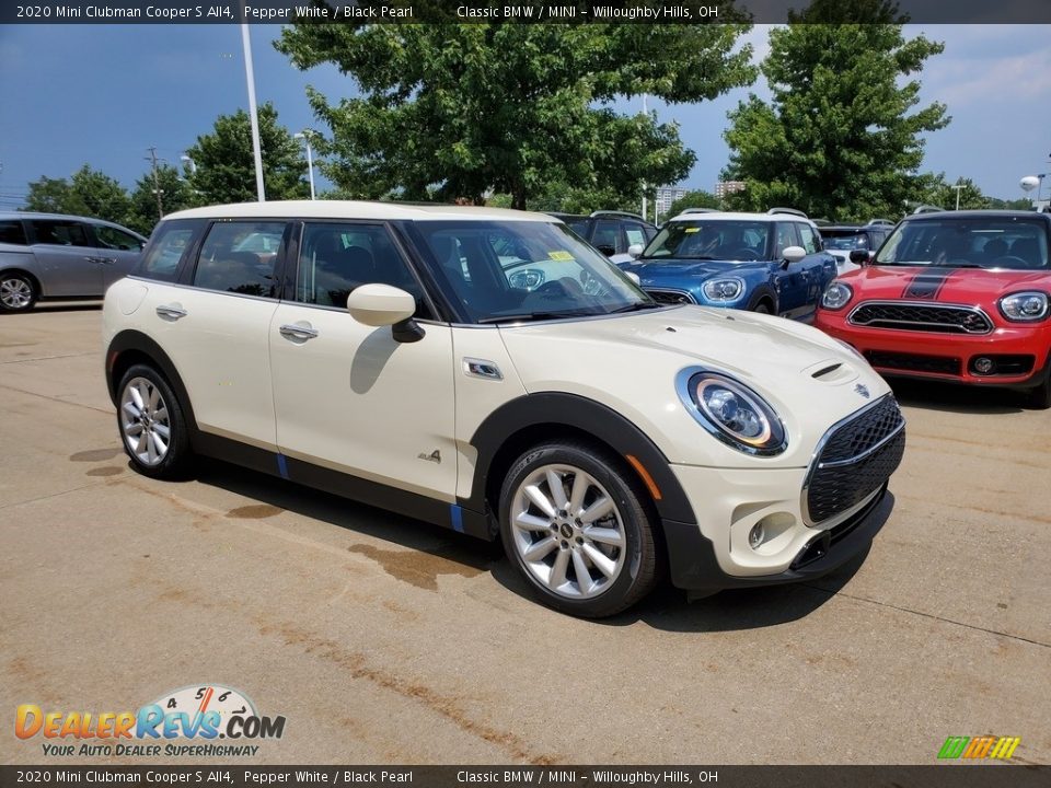 2020 Mini Clubman Cooper S All4 Pepper White / Black Pearl Photo #1