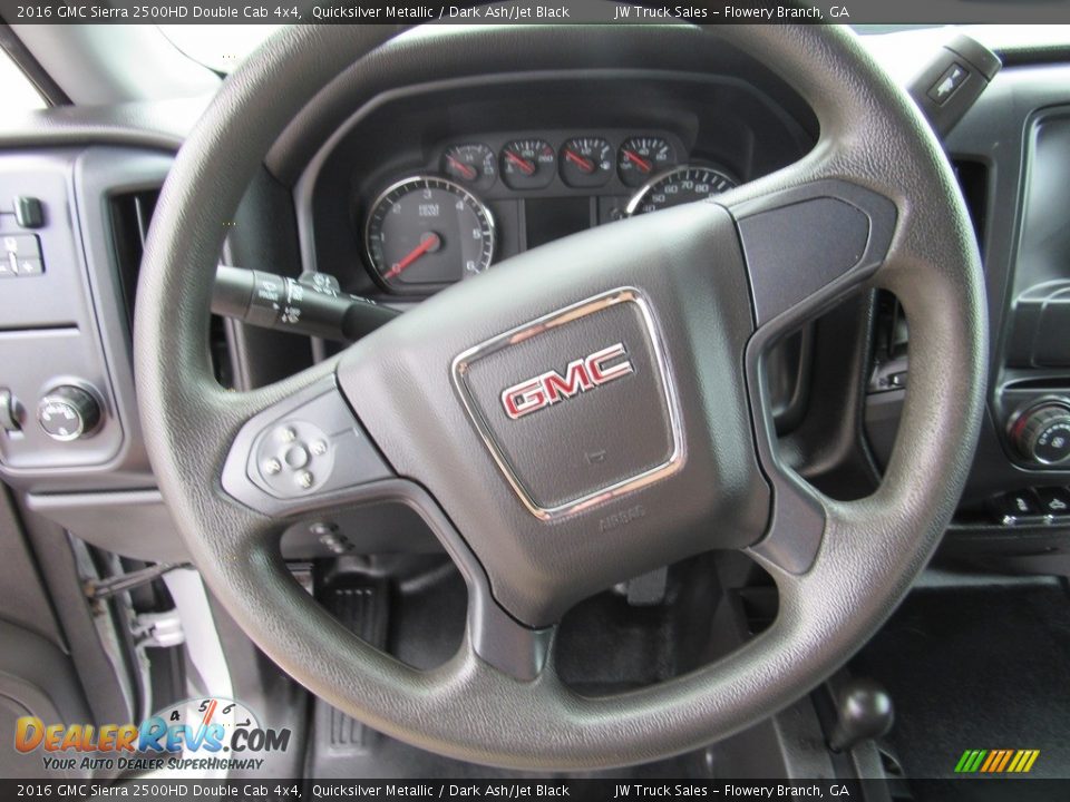2016 GMC Sierra 2500HD Double Cab 4x4 Steering Wheel Photo #19