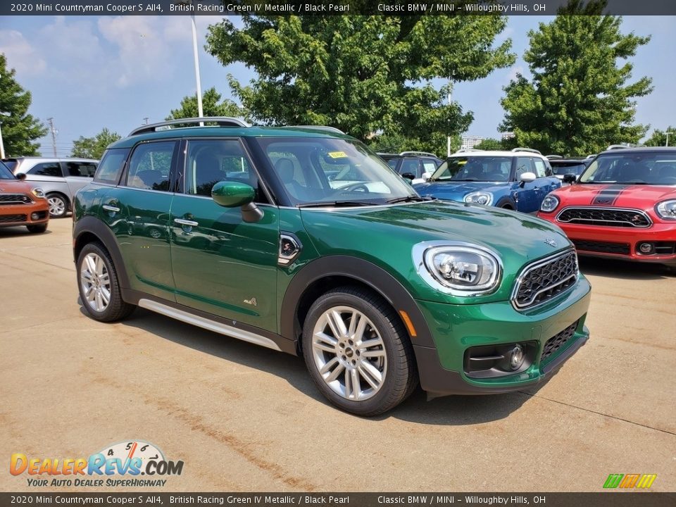 2020 Mini Countryman Cooper S All4 British Racing Green IV Metallic / Black Pearl Photo #1