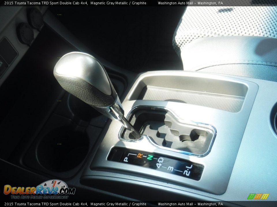 2015 Toyota Tacoma TRD Sport Double Cab 4x4 Magnetic Gray Metallic / Graphite Photo #26
